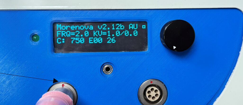 Configuración del equipo MoreNova (Li50F)